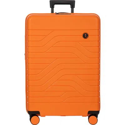 Bric's By Ulisse 28" Expandable Spinner Luggage In Orange