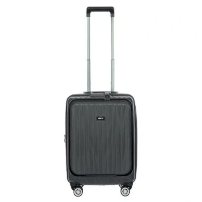 Bric's Cervia 21" Spinner Carry-on With Front Pocket In Black