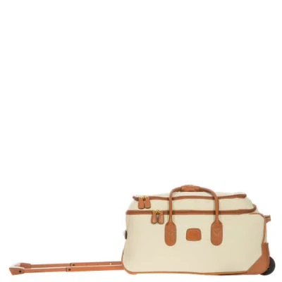 Bric's Firenze 21" Carry-on Rolling Duffle In White