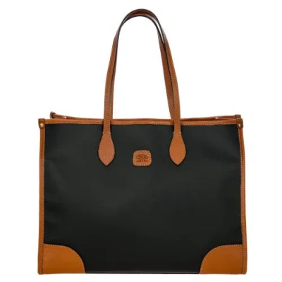 Bric's Firenze Opera Tote Bag W/ Laptop Sleeves In Black