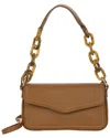 Bric's Gondola Begonia Leather Baguette Bag In Brown