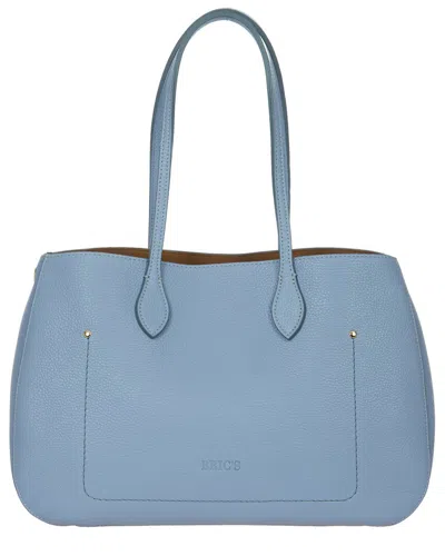 Bric's Gondola Lavanda Leather Bag In Blue