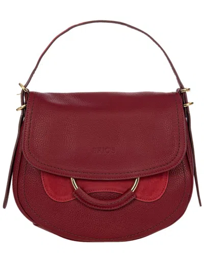 Bric's Gondola Stella Medium Leather Bag In Red