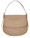 Bric's Gondola Stella Medium Leather Bag With Buckle In Neutral