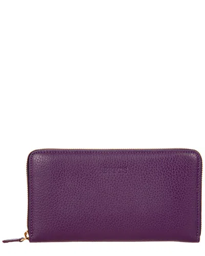 Bric's Gondola Verbena Zip-around Large Wallet In Purple
