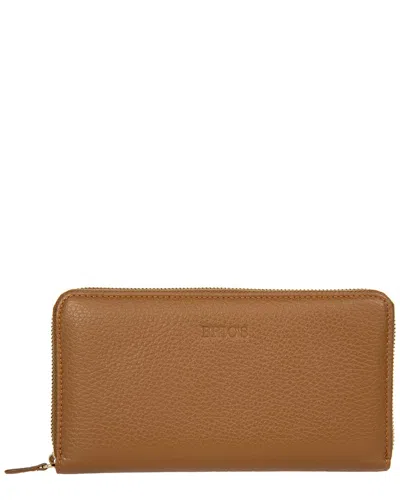 Bric's Gondola Verbena Zip-around Large Wallet In Brown