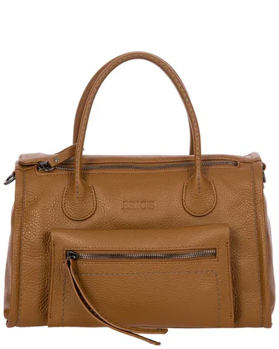 Bric's Ibisco Medium Leather Handbag In Brown