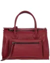 Bric's Gondola Ibisco Medium Leather Handbag In Red