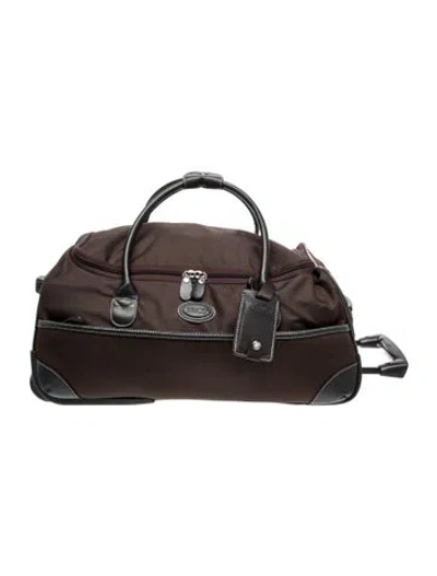 Pre-owned Bric's Mens Luggage In Brown