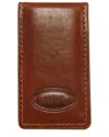 Bric's Monte Rosa Leather Money Clip In Brown