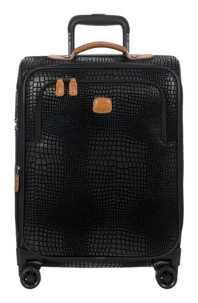 Bric's My Safari 21" Carry-on Spinner Suitcase In Black