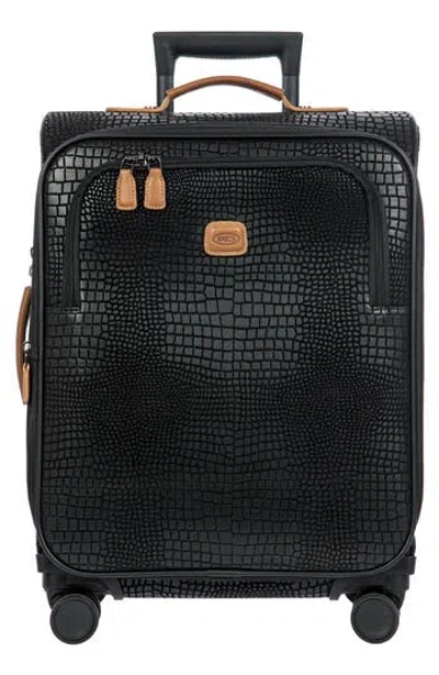Bric's My Safari 21-inch Expandable Spinner Luggage In Black
