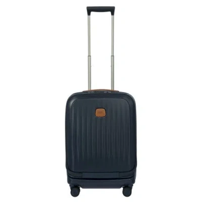 Bric's Taormina 21" Carry-on Expandable Spinner With Pocket In Blue