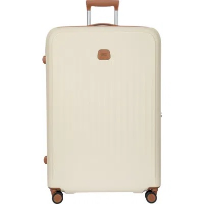 Bric's Taormina Hardside Expandable 32" X-large Checked Spinner Luggage In Neutral
