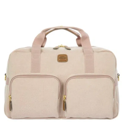 Bric's Volterra 18" Boarding Duffle Bag In Neutral