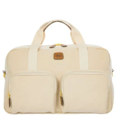 Bric's Volterra 18" Boarding Duffle Bag In Neutral