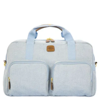 Bric's Volterra 18" Boarding Duffle Bag In Blue