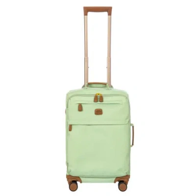 Bric's Volterra Softside 21" Carry On Spinner Luggage In Green