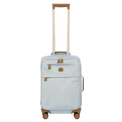 Bric's Volterra Softside 21" Carry On Spinner Luggage In Blue