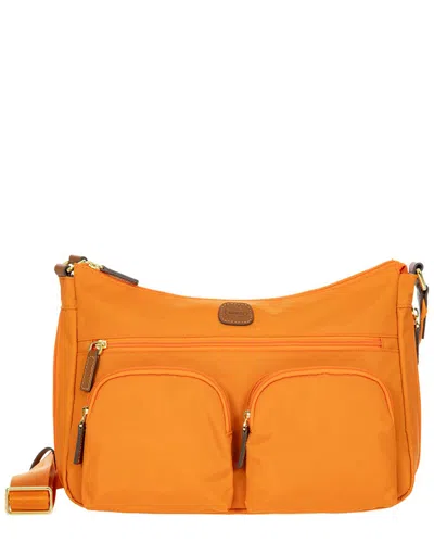 Bric's X-collection Expandable Crossbody In Orange