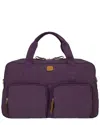 Bric's X-collection X-travel Holdall With Pockets In Purple