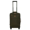 Bric's Olive X-travel Four-wheel Recycled-polyamide Cabin Suitcase 55cm In Green
