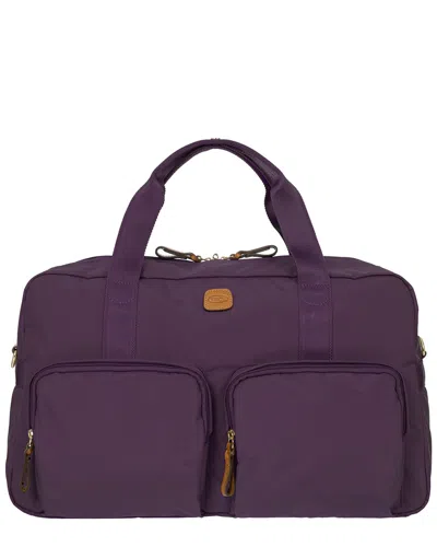 Bric's X-collection X-travel Holdall With Pockets In Purple