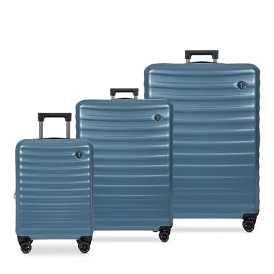 Bric's By Nausicaa 3 Pc Spinner Suitcase Set In Blue