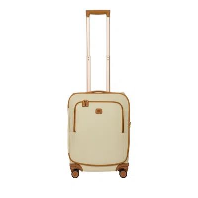 Bric's Firenze 21 Spinner Carry On Suitcase In Cream