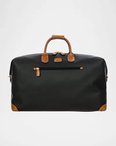 Bric's Firenze 22" Faux Leather Cargo Duffle In Black