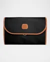 Bric's Firenze Tri-fold Toiletry Kit In Black