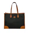 Bric's Life Faux Suede Tote Bag In Black