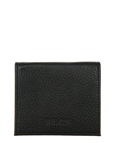 Bric's Brics Gondola Calla Leather Wallet In Black