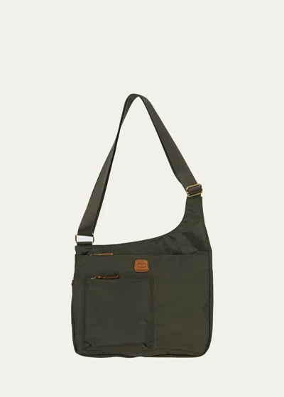 Bric's Hipster Envelope Crossbody Bag In Olive