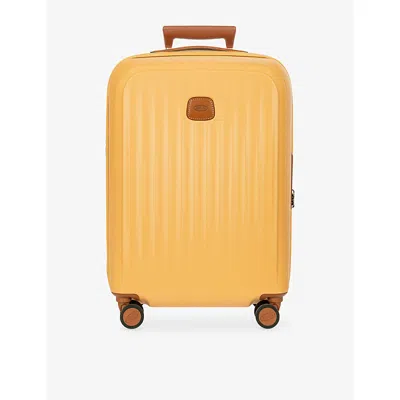 Bric's Honey Taormina Ultra-light Cabin Suitcase With Pocket 55cm In Yellow