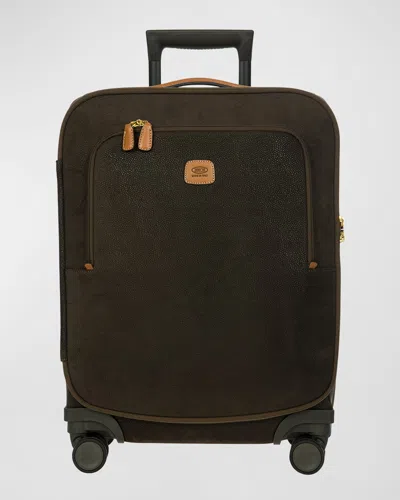 Bric's Life Compound Carry-on Spinner, 21" In Olive