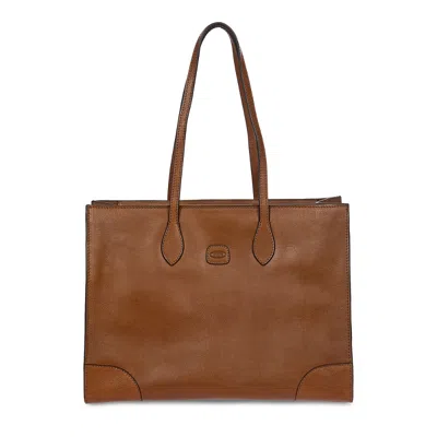 Bric's Life Pelle Medium Opera Bag In Brown
