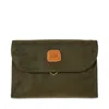 Bric's Life Tri-fold Toiletry Kit In Olive