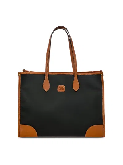 Bric's Men's Firenze Leather-trim Tote Bag In Black