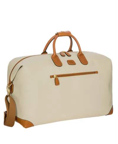Bric's Milano Firenze 22" Cargo Duffle In Cream