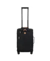 Bric's Milano X-bag 21" Carry-on Spinner With Frame In Black