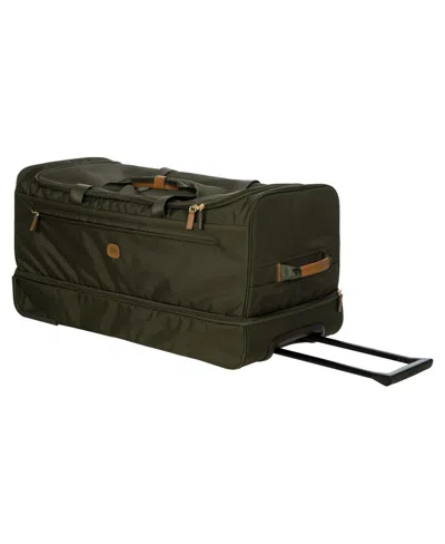 Bric's Milano X-bag 30" Rolling Shoe Duffle In Olive