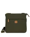 Bric's Milano X-travel Expandable Shoulderbag In Olive