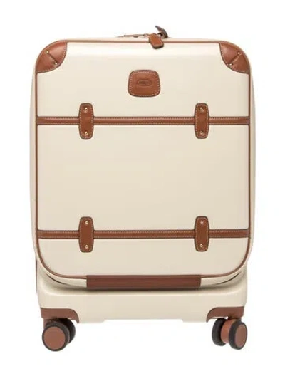 Pre-owned Bric's Neutral Polycarbonate Carry-on In Neutrals