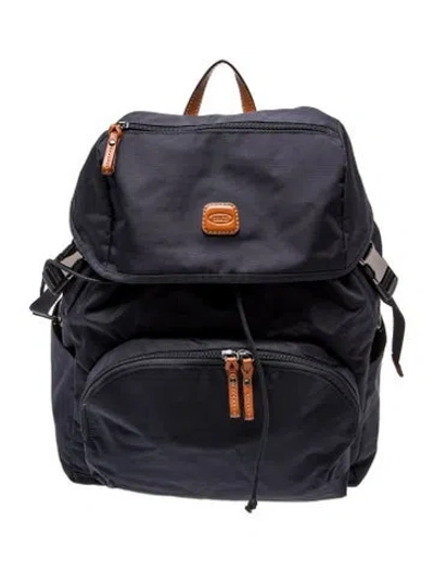Pre-owned Bric's Nylon Backpack In Blue