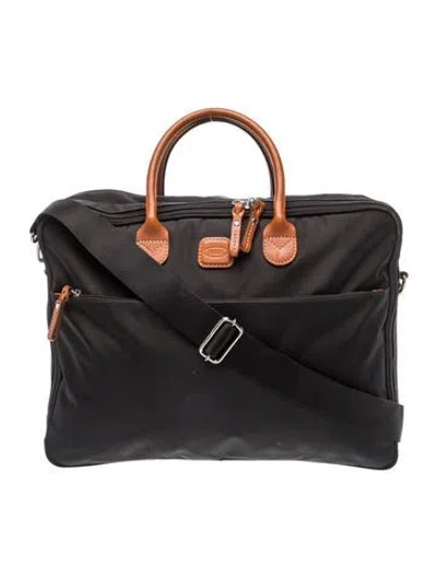 Pre-owned Bric's Nylon Briefcase In Black