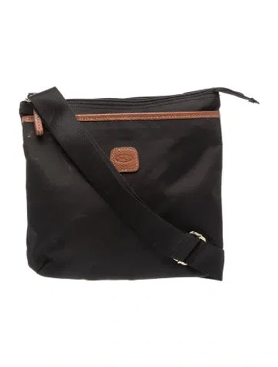 Pre-owned Bric's Nylon Crossbody Bag In Black