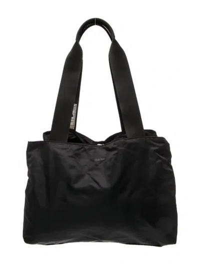 Pre-owned Bric's Nylon Shoulder Bag In Black