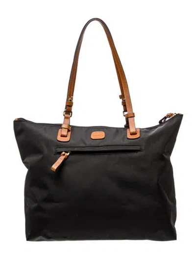 Pre-owned Bric's Nylon Shoulder Bag In Black