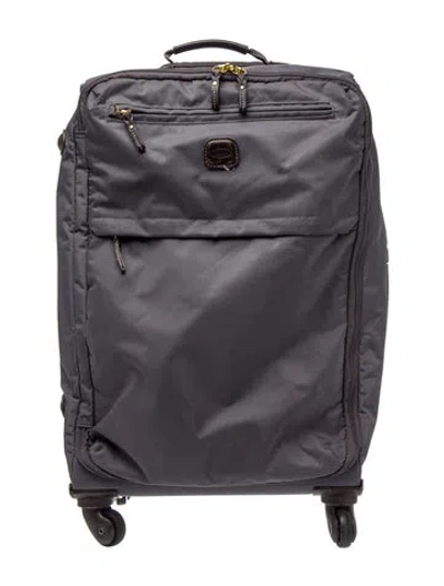 Pre-owned Bric's Nylon Suitcase In Gray
